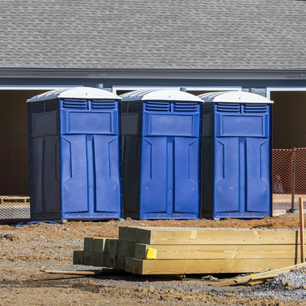 can i customize the exterior of the porta potties with my event logo or branding in Washington IL